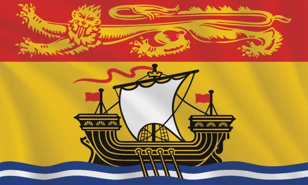 Flags of Canada - New Brunswick Provincial flag shown in a 3:5 proportion