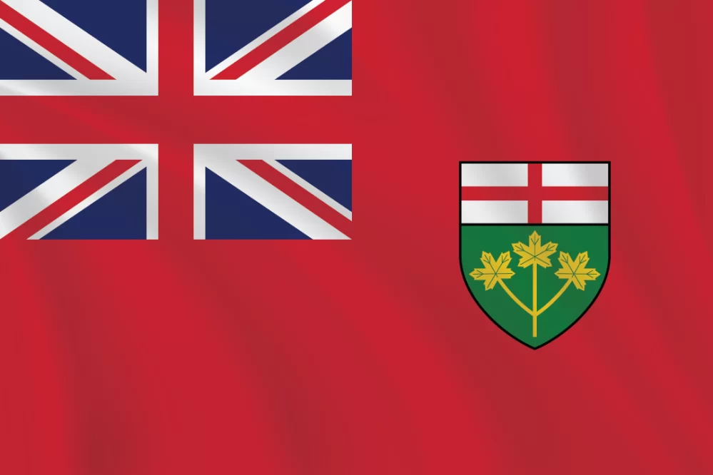 Flags of Canada - 2:3 Ratio Ontario Flag