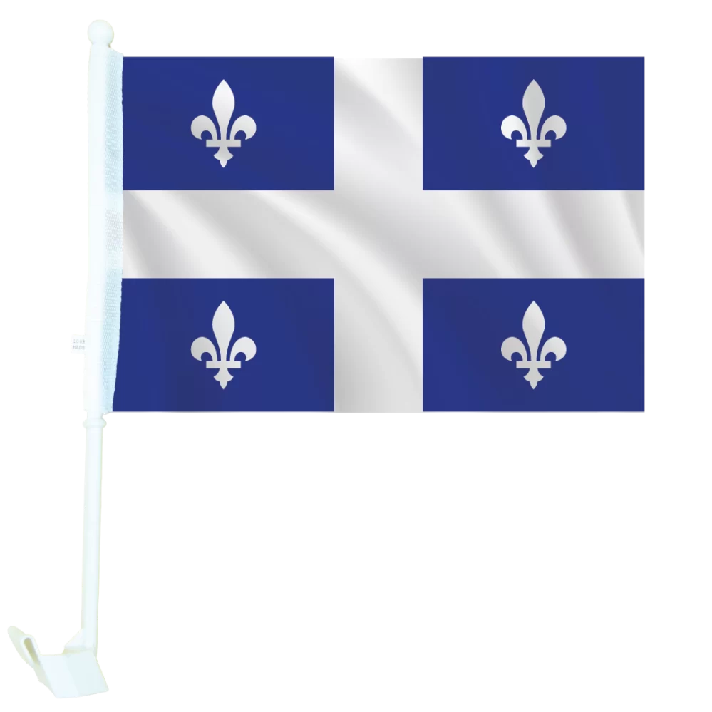 Flags of Canada - Quebec Car Flag