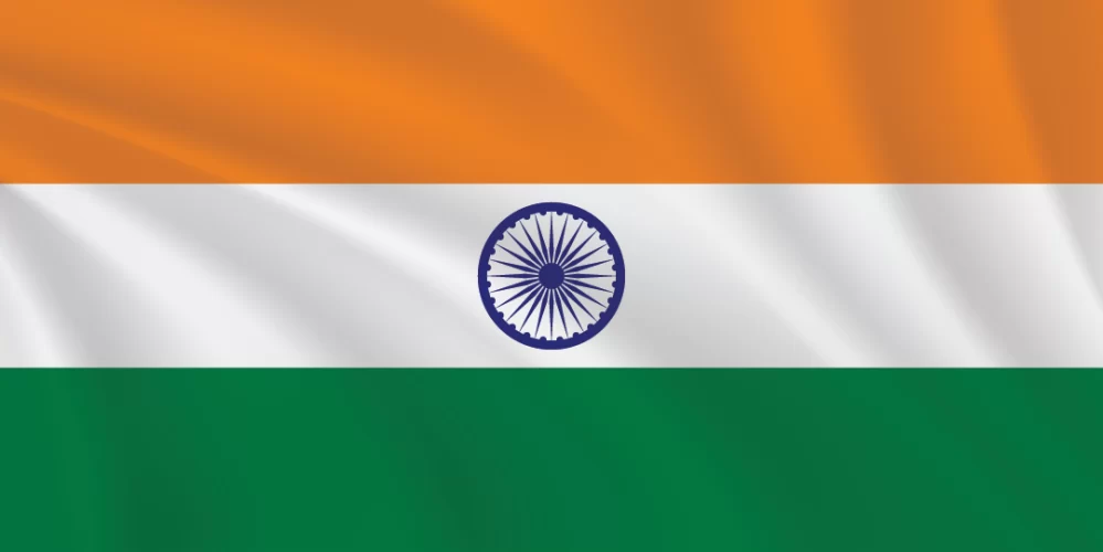 Flags of the World 1:2 Ratio India Flag