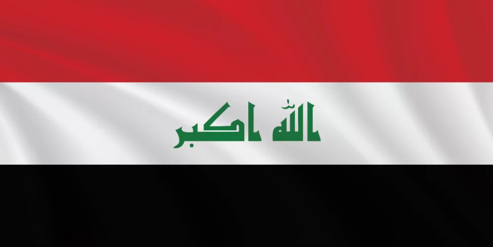 Flags of the World 1:2 Ratio Iraq Flag