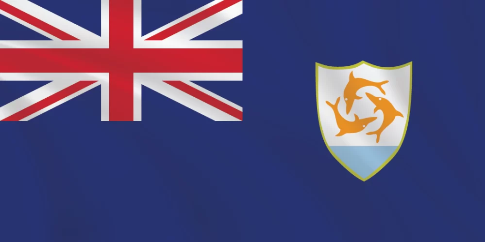 Flags of the World 1:2 Ratio Anguilla Flag
