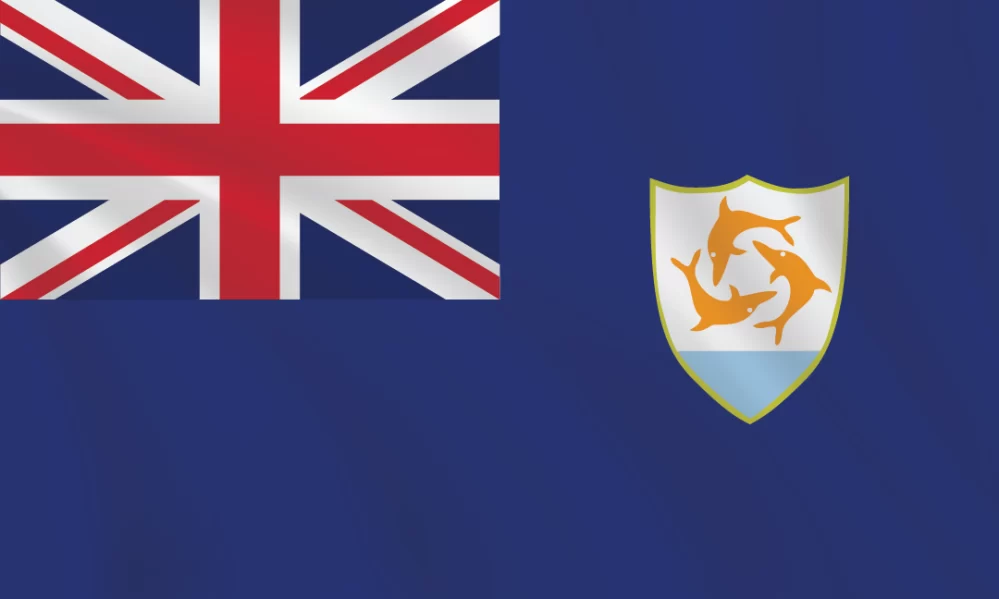 3:5 Ratio Anguilla Flag