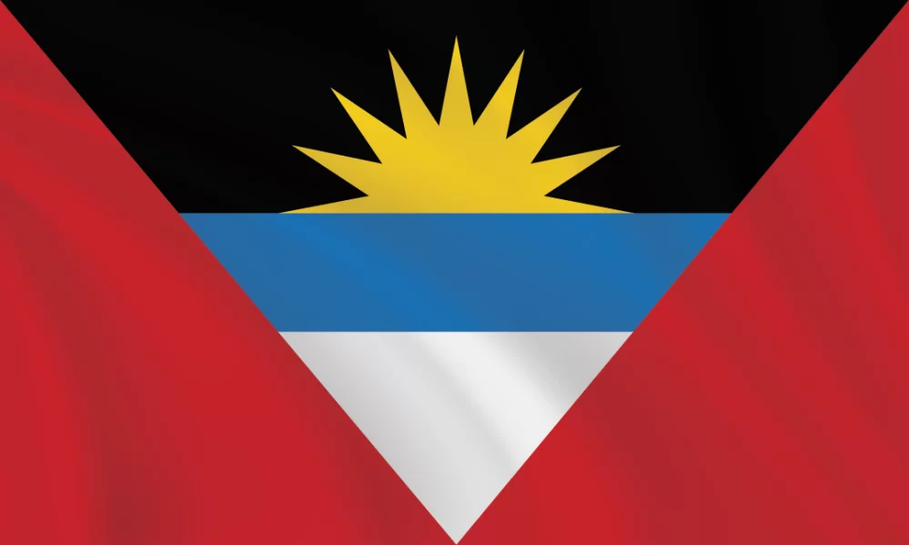 3:5 Ratio Antigua and Barbuda Flag