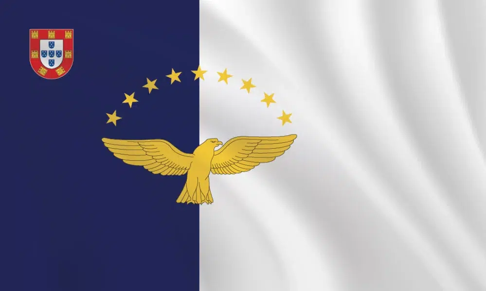3:5 Ratio Azores Flag