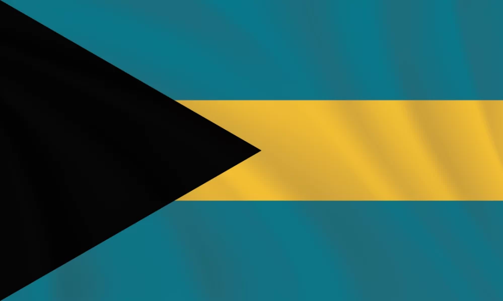 3:5 Ratio Bahamas Flag