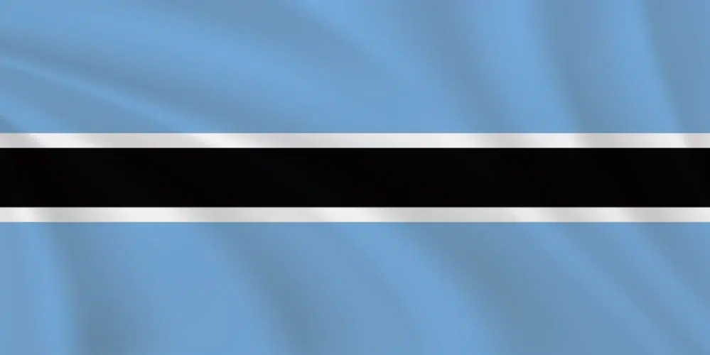Flags of the World 1:2 Ratio Botswana Flag
