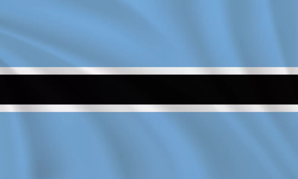 3:5 Ratio Botswana Flag