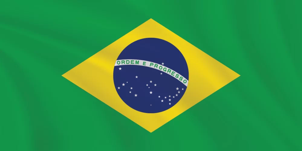 Flags of the World 1:2 Ratio Brazil Flag