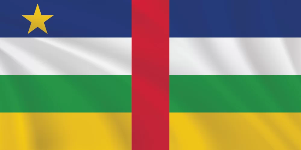 Flags of the World 1:2 Ratio Central African Republic Flag