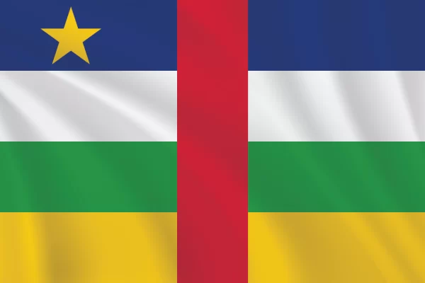 Flags of the World 2:3 Ratio Central African Republic Flag