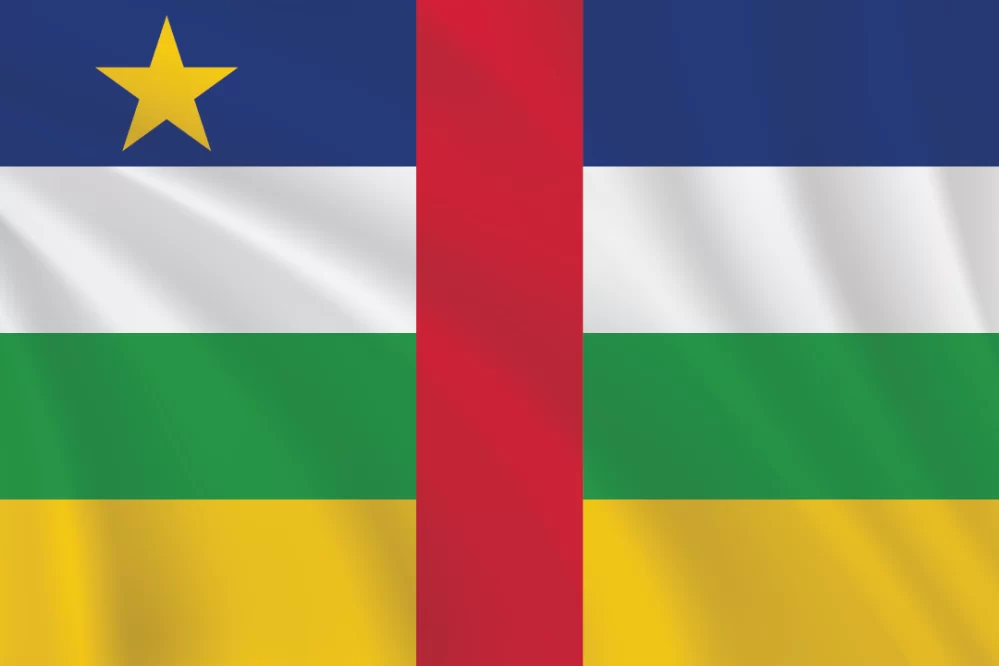 Flags of the World 2:3 Ratio Central African Republic Flag