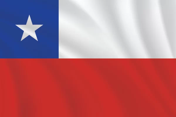 Flags of the World 2:3 Ratio Chile Flag