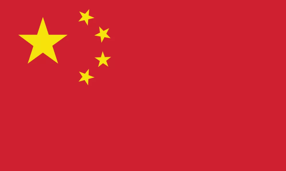 3:5 Ratio China Flag