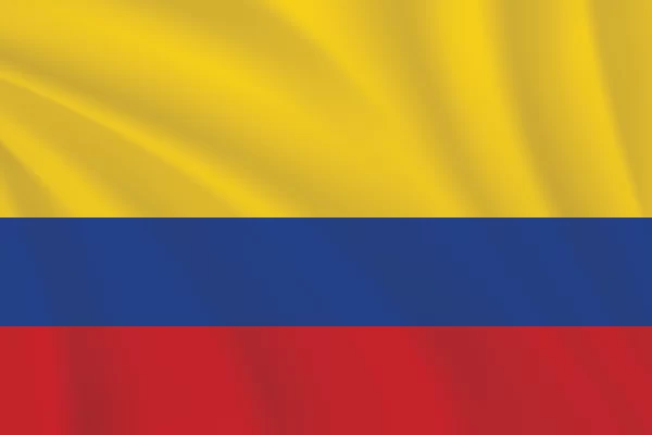 Flags of the World 2:3 Ratio Columbia Flag