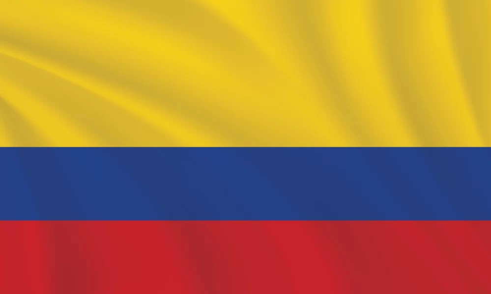 3:5 Ratio Colombia Flag