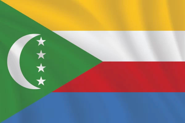 Flags of the World 2:3 Ratio Comoros Flag