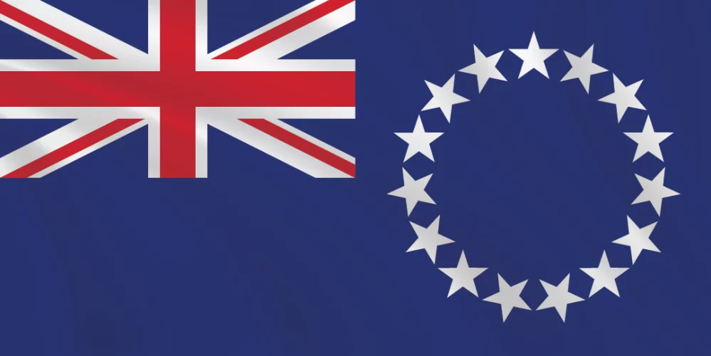 Flags of the World 1:2 Ratio Cook Islands Flag