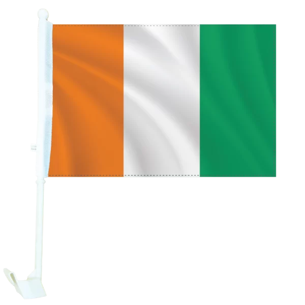 Flags of the World - Côte d'Ivoire Car Flag