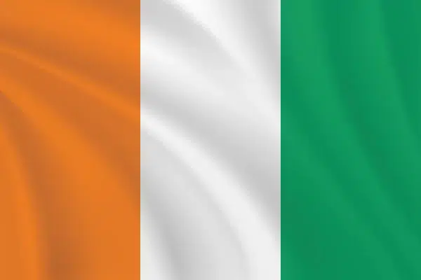 Flags of the World 2:3 Ratio Cote d'ivoire (Ivory Coast) Flag