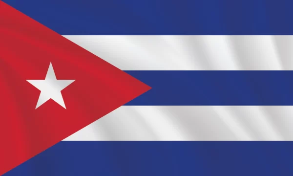 3:5 Ratio Cuba Flag