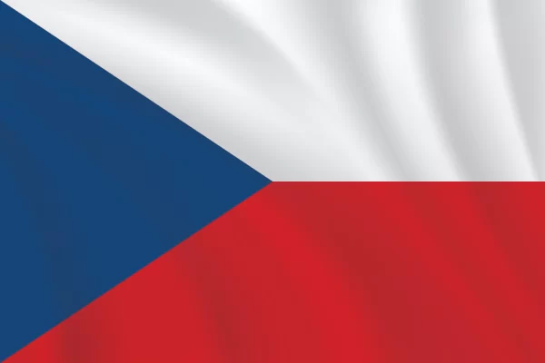 Flags of the World 2:3 Ratio Czechia Flag