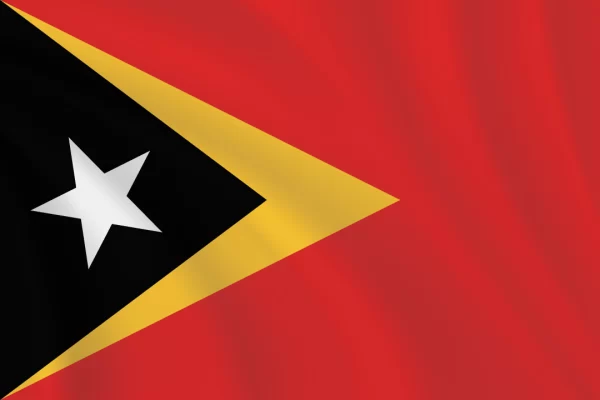 Flags of the World 2:3 Ratio East Timor Flag