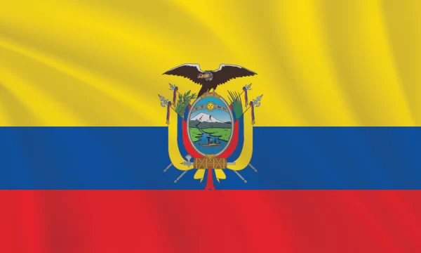 3:5 Ratio Ecuador Flag