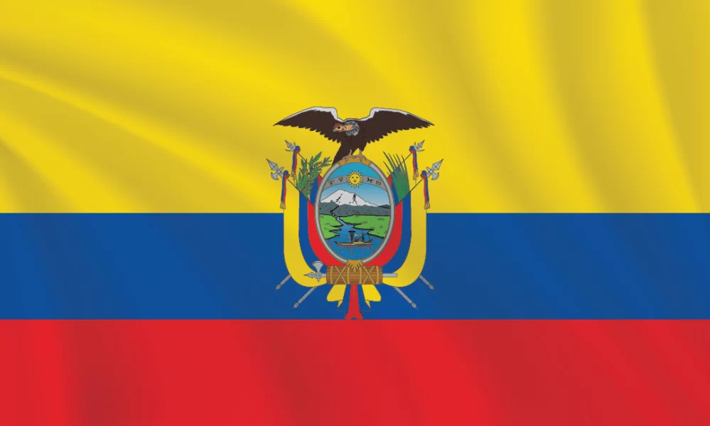 3:5 Ratio Ecuador Flag