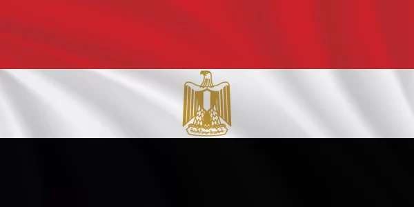 Flags of the World 1:2 Ratio Egypt Flag