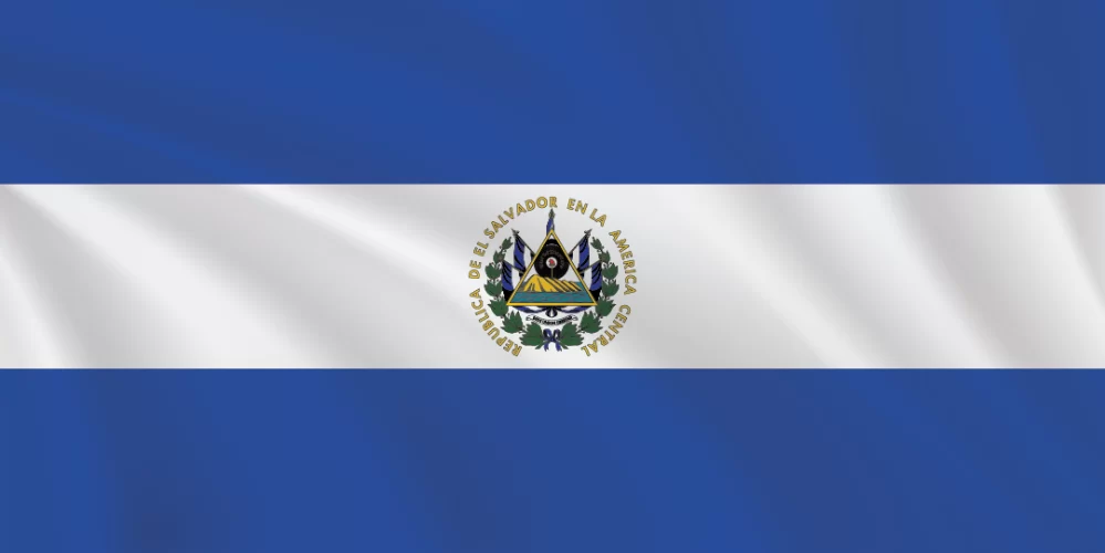Flags of the World 1:2 Ratio El Salvador Flag