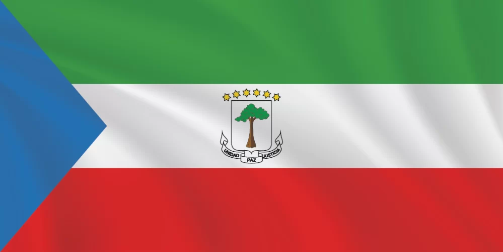Flags of the World 1:2 Ratio Equatorial Guinea Flag