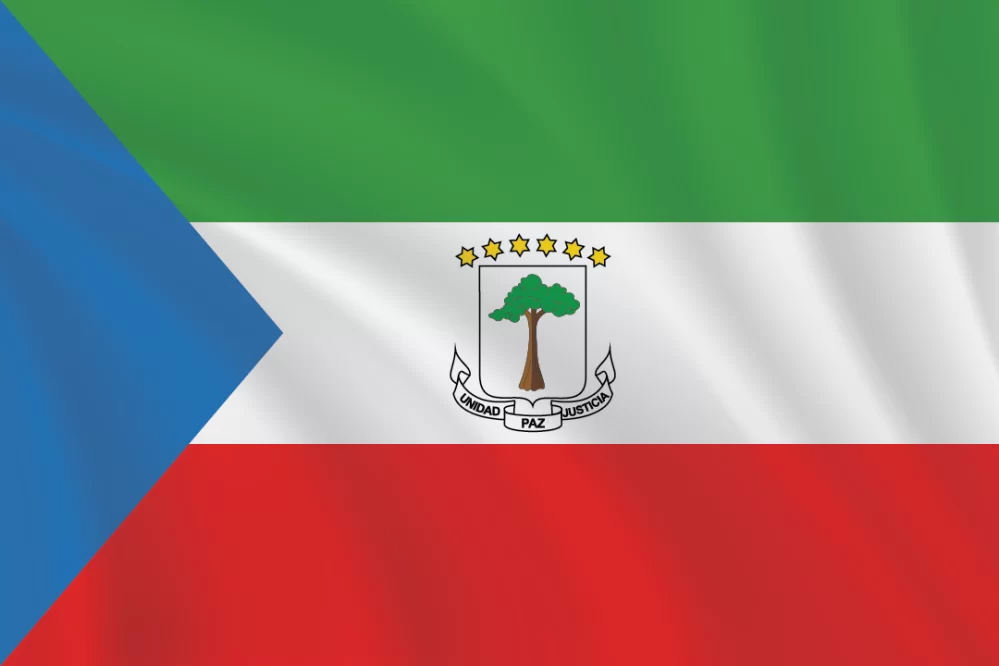 Flags of the World 2:3 Ratio Equatorial Guinea Flag