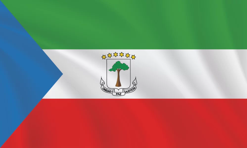 3:5 Ratio Equatorial Guinea Flag