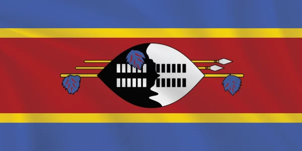 Flags of the World 1:2 Ratio Eswatini Flag