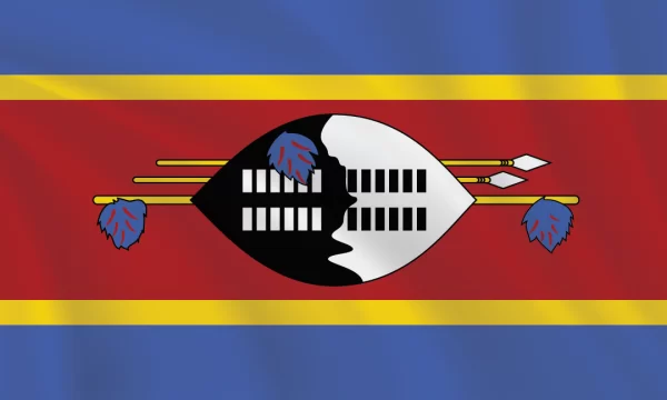 3:5 Ratio Eswatini Flag