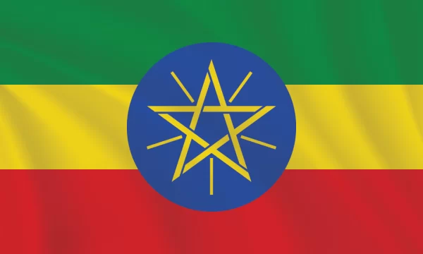 3:5 Ratio Ethiopia Flag