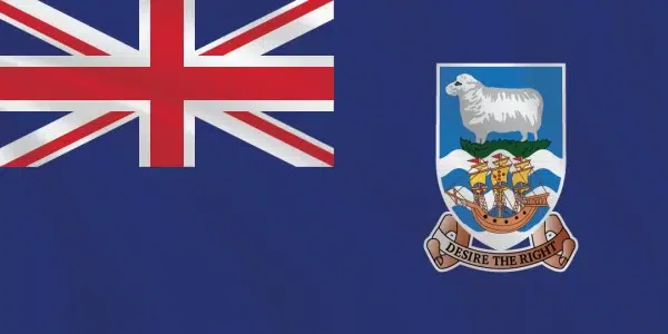 Flags of the World 1:2 Ratio Falkland Islands Flag