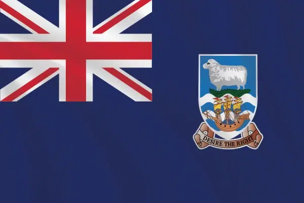 Flags of the World 2:3 Ratio Falkland Islands Flag