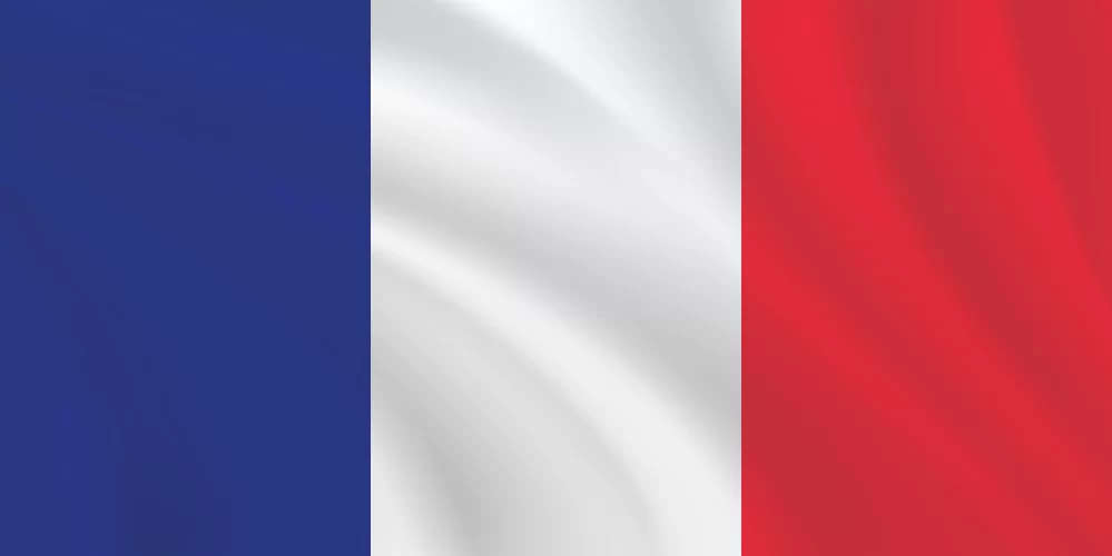 Flags of the World 1:2 Ratio France Flag