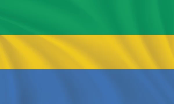 3:5 Ratio Gabon Flag
