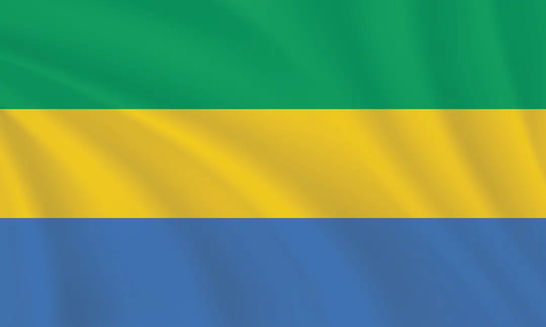 3:5 Ratio Gabon Flag