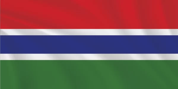 Flags of the World 1:2 Ratio Gambia Flag