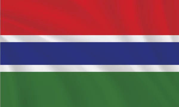 3:5 Ratio Gambia Flag