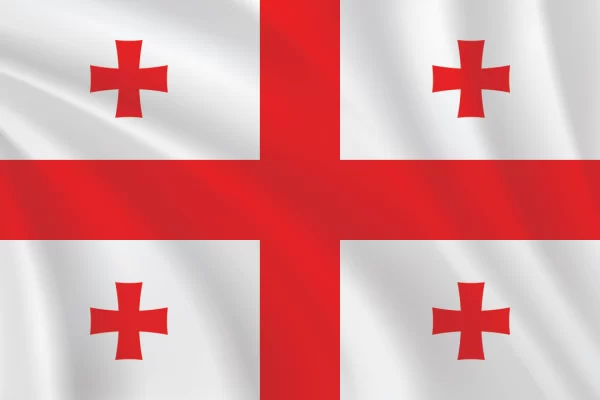 Flags of the World 2:3 Ratio Georgia Flag
