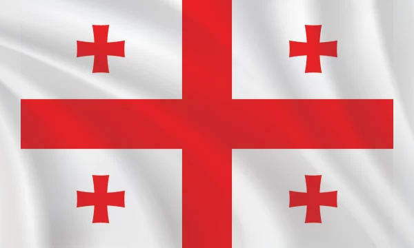 3:5 Ratio Georgia Flag