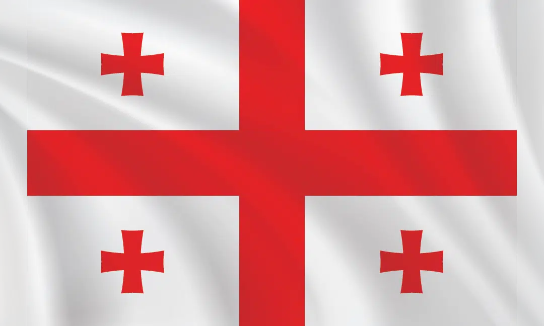3:5 Ratio Georgia Flag