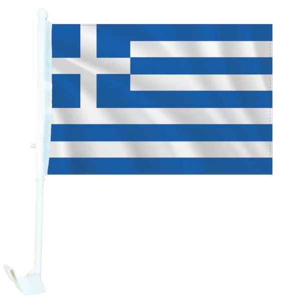 Flags of the World - Greece Car Flag