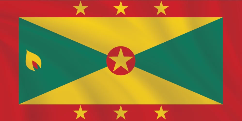Flags of the World 1:2 Ratio Grenada Flag