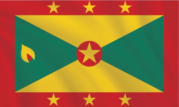 3:5 Ratio Grenada Flag